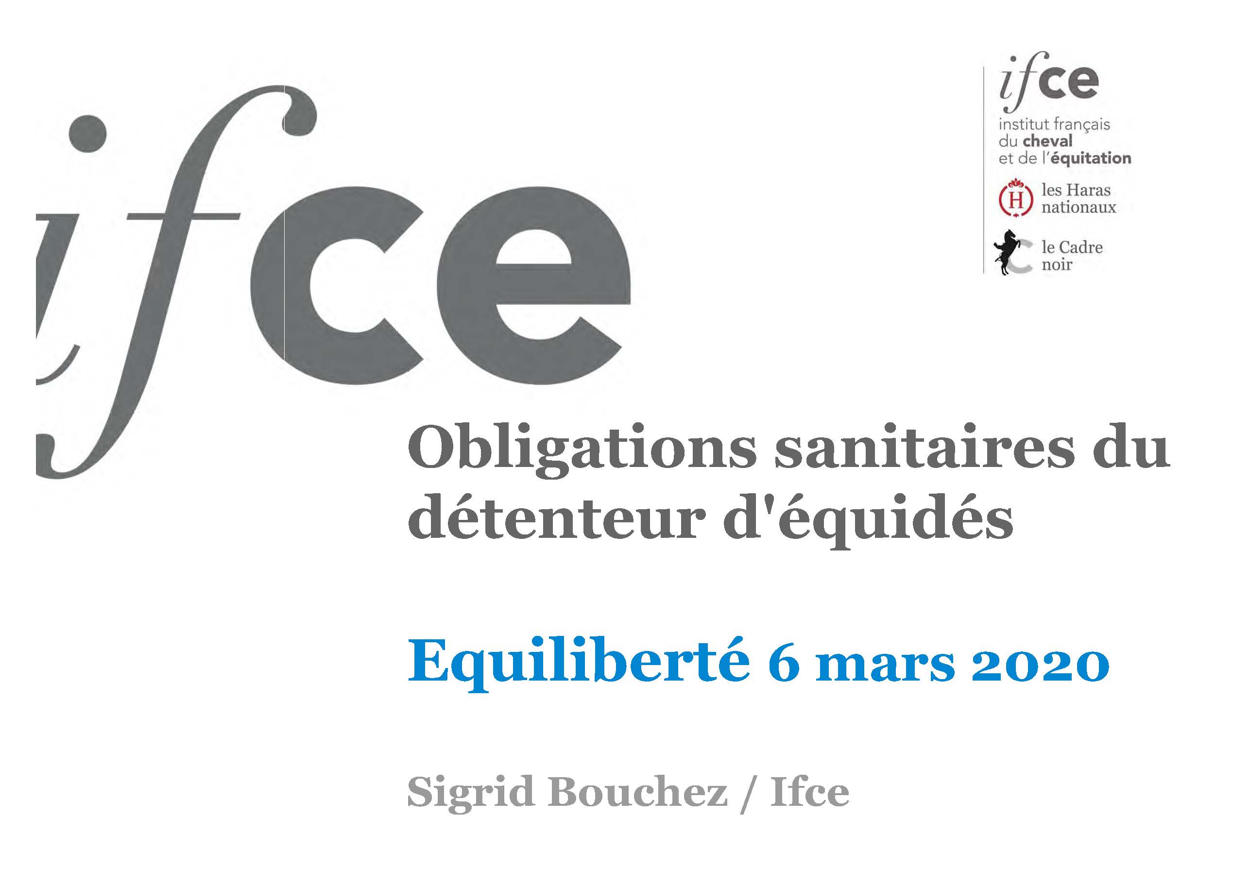 demarches sanitaires equide Equiliberte
